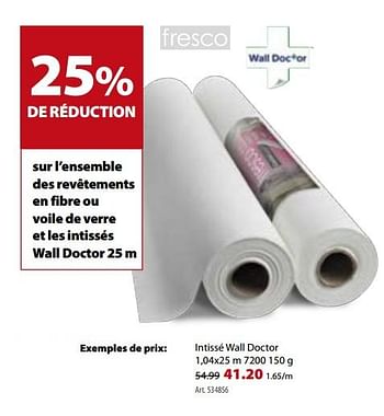 Promotions Intissé wall doctor - Fresco - Valide de 17/01/2018 à 29/01/2018 chez Gamma