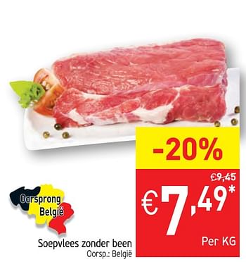 Promoties Soepvlees zonder been - Huismerk - Intermarche - Geldig van 16/01/2018 tot 21/01/2018 bij Intermarche