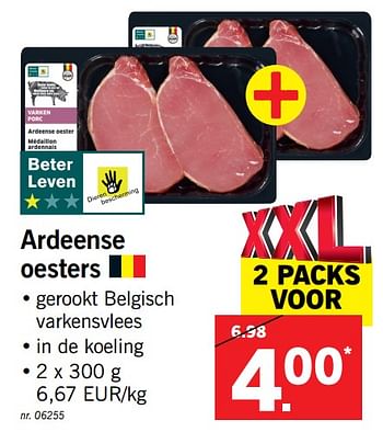 Promotions Ardeense oester - Produit maison - Lidl - Valide de 22/01/2018 à 27/01/2018 chez Lidl