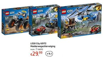 Promoties Lego city modderwegachtervolging - Lego - Geldig van 18/01/2018 tot 17/02/2018 bij Dreamland