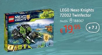 Promoties Lego nexo knights twinfector - Lego - Geldig van 18/01/2018 tot 17/02/2018 bij Dreamland