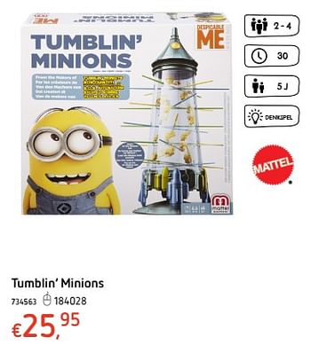 Promoties Tumblin` minions - Mattel - Geldig van 18/01/2018 tot 17/02/2018 bij Dreamland