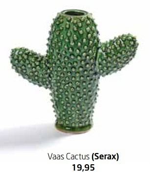 Promoties Vaas cactus - Serax - Geldig van 02/01/2018 tot 31/12/2018 bij Morres Wonen