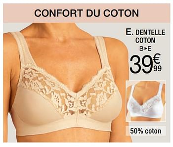 Promotions Dentelle coton - Produit Maison - Damart - Valide de 02/01/2018 à 15/06/2018 chez Damart