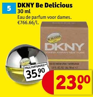 Promoties Dkny be delicious - DKNY - Geldig van 16/01/2018 tot 28/01/2018 bij Kruidvat