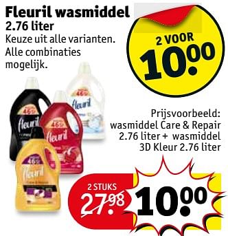 Promoties Fleuril wasmiddel - Fleuril - Geldig van 16/01/2018 tot 28/01/2018 bij Kruidvat