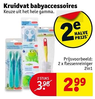 Promoties Kruidvat babyaccessoires - Huismerk - Kruidvat - Geldig van 16/01/2018 tot 28/01/2018 bij Kruidvat