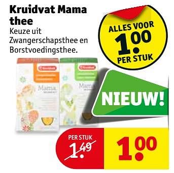 Promoties Kruidvat mama thee - Huismerk - Kruidvat - Geldig van 16/01/2018 tot 28/01/2018 bij Kruidvat