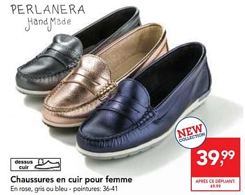 Promotions Chaussures en cuir pour femme - Perlanera - Valide de 17/01/2018 à 30/01/2018 chez Makro