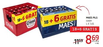 Promoties Maes pils - Maes - Geldig van 18/01/2018 tot 31/01/2018 bij Spar (Colruytgroup)