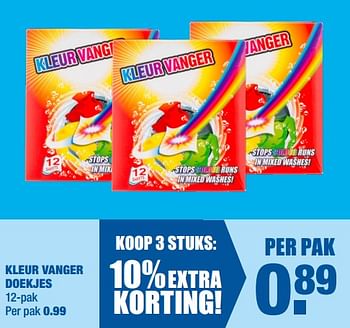 Promoties Kleur vanger doekjes - Huismerk - Big Bazar - Geldig van 15/01/2018 tot 28/01/2018 bij Big Bazar