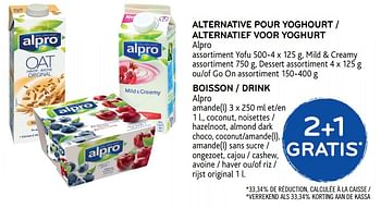 Promotions Alternative pour yoghourt - Alpro - Valide de 17/01/2018 à 30/01/2018 chez Alvo
