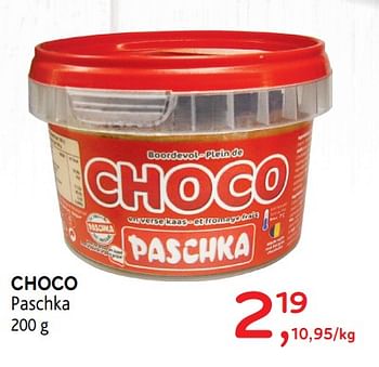Promotions Choco paschka - Paschka - Valide de 17/01/2018 à 30/01/2018 chez Alvo