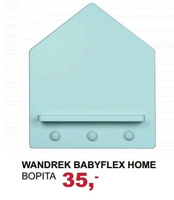 Promoties Wandrek babyflex home bopita - Bopita - Geldig van 07/01/2018 tot 03/02/2018 bij Baby & Tiener Megastore