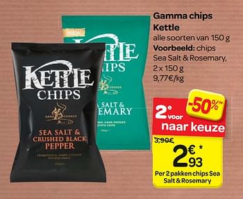 Promoties Gamma chips kettle - Kettle - Geldig van 17/01/2018 tot 29/01/2018 bij Carrefour