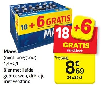 Promoties Maes - Maes - Geldig van 17/01/2018 tot 29/01/2018 bij Carrefour