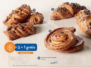 Promoties Croissant met chocolade - Huismerk - Okay  - Geldig van 13/01/2018 tot 30/01/2018 bij OKay