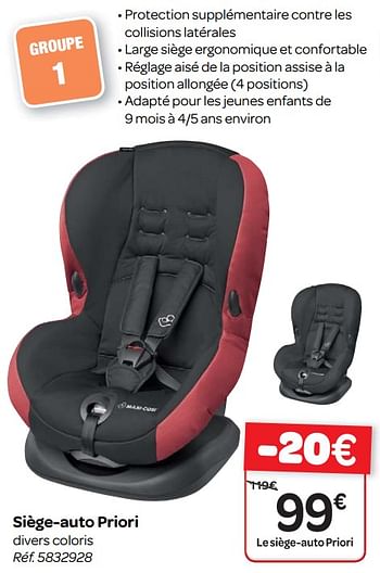 Promotion Carrefour Siege Auto Priori Maxi Cosi Bebe Grossesse Valide Jusqua 4 Promobutler