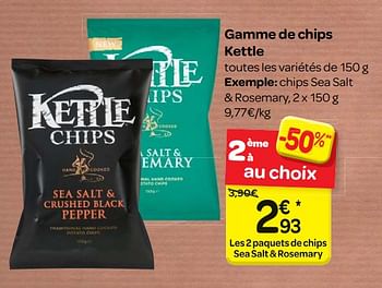 Promoties Gamme de chips kettle - Kettle - Geldig van 17/01/2018 tot 29/01/2018 bij Carrefour