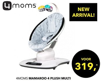 Promoties 4moms mamaroo 4 plush multi - 4Moms - Geldig van 14/01/2018 tot 10/02/2018 bij Baby & Tiener Megastore