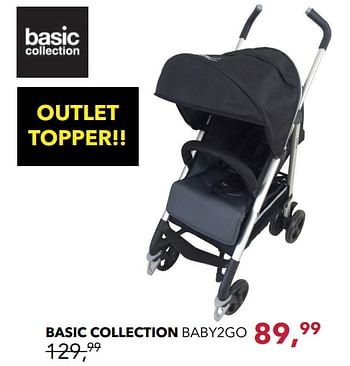 Promoties Basic collection baby2go - Basic Collection - Geldig van 14/01/2018 tot 10/02/2018 bij Baby & Tiener Megastore