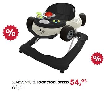 Promoties X-adventure loopstoel speed - Xadventure - Geldig van 14/01/2018 tot 10/02/2018 bij Baby & Tiener Megastore