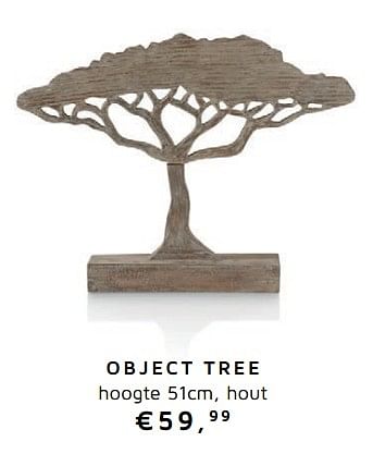 Promoties Object tree - CoCo Maison - Geldig van 03/11/2017 tot 30/04/2018 bij Henders & Hazel