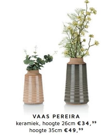 Promoties Vaas pereira - CoCo Maison - Geldig van 03/11/2017 tot 30/04/2018 bij Henders & Hazel