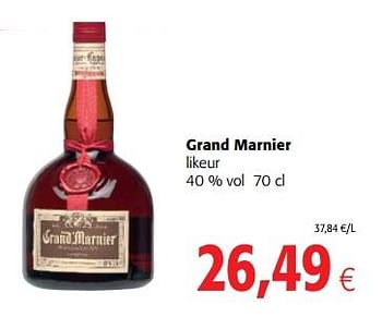 Promoties Grand marnier likeur - Grand Marnier - Geldig van 17/01/2018 tot 30/01/2018 bij Colruyt