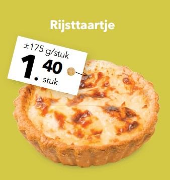 Promoties Rijsttaartje - Huismerk - Buurtslagers - Geldig van 19/01/2018 tot 01/02/2018 bij Buurtslagers