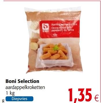 Promoties Boni selection aardappelkroketten - Boni - Geldig van 17/01/2018 tot 30/01/2018 bij Colruyt