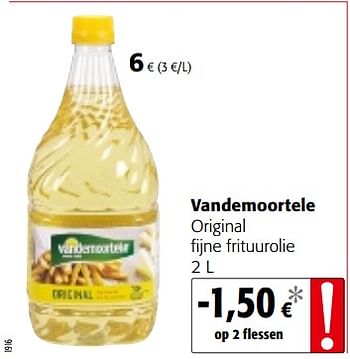 Promoties Vandemoortele original fijne frituurolie - Vandemoortele - Geldig van 17/01/2018 tot 30/01/2018 bij Colruyt
