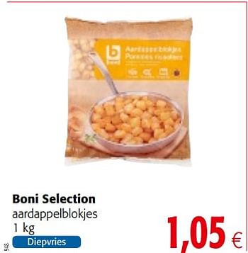 Promoties Boni selection aardappelblokjes - Boni - Geldig van 17/01/2018 tot 30/01/2018 bij Colruyt