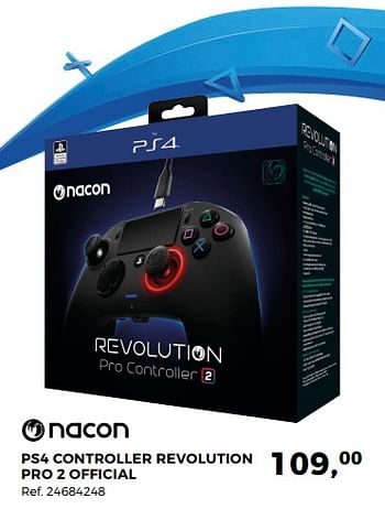Promotions Ps4 controller revolution pro 2 official - Nacon - Valide de 23/01/2018 à 20/02/2018 chez Supra Bazar