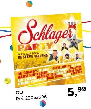 Promotions Schlager party - Produit maison - Supra Bazar - Valide de 23/01/2018 à 20/02/2018 chez Supra Bazar
