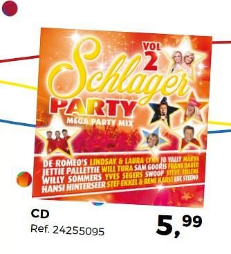 Promoties Schlager party vol2 - Huismerk - Supra Bazar - Geldig van 23/01/2018 tot 20/02/2018 bij Supra Bazar
