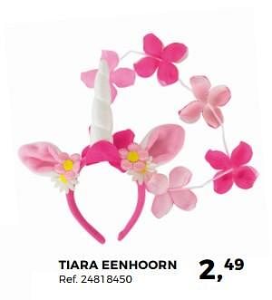 Promotions Tiara eenhoorn - Produit maison - Supra Bazar - Valide de 23/01/2018 à 20/02/2018 chez Supra Bazar
