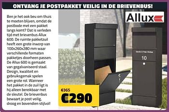 Promoties Allux grundform - Allux - Geldig van 07/01/2018 tot 31/01/2018 bij Bouwcenter Frans Vlaeminck