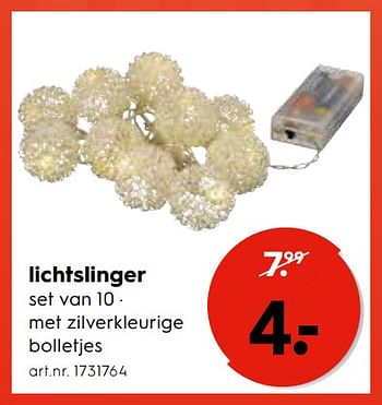 Promoties Led lichtsnoer - Huismerk - Blokker - Geldig van 17/01/2018 tot 31/01/2018 bij Blokker