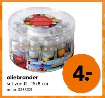 Promoties Oliebrander - Huismerk - Blokker - Geldig van 17/01/2018 tot 31/01/2018 bij Blokker