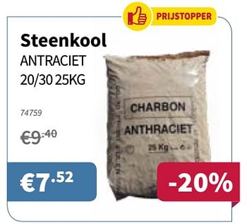 Promoties Steenkool - Huismerk - Cevo - Geldig van 18/01/2018 tot 31/01/2018 bij Cevo Market