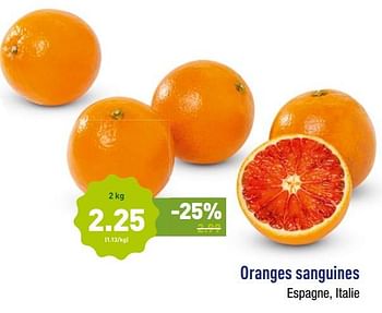Promotions Oranges sanguines - Produit maison - Aldi - Valide de 22/01/2018 à 27/01/2018 chez Aldi