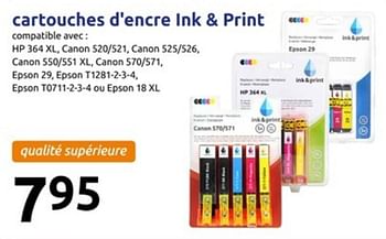 Cartouches d'encre Ink & Print