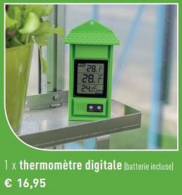 Promotions 1 x thermomètre digitale - ACD - Valide de 15/01/2018 à 15/06/2018 chez Aveve