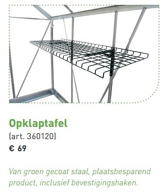 Promoties Opklaptafel - ACD - Geldig van 15/01/2018 tot 15/06/2018 bij Aveve