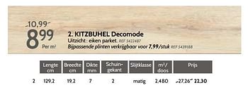 Promoties Kitzbuhel decomode - DecoMode - Geldig van 06/02/2018 tot 19/02/2018 bij BricoPlanit