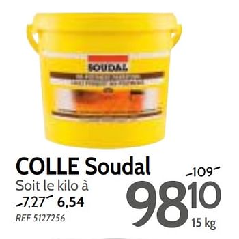 Promotions Colle soudal - Soudal - Valide de 06/02/2018 à 19/02/2018 chez BricoPlanit