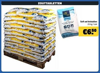 Promoties Soft sel kristallen - SoftSel - Geldig van 05/02/2018 tot 28/02/2018 bij Bouwcenter Frans Vlaeminck
