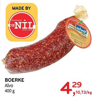 Promoties Boerke - De Nil - Geldig van 31/01/2018 tot 13/02/2018 bij Alvo