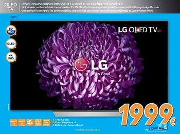 Promoties Lg oled tv 55c7v - LG - Geldig van 01/02/2018 tot 25/02/2018 bij Krefel